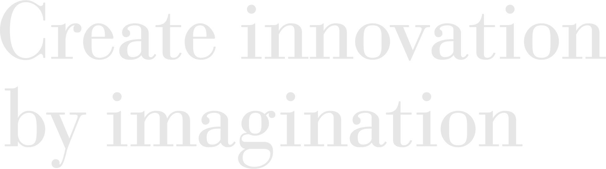 Creative innovation by imagination